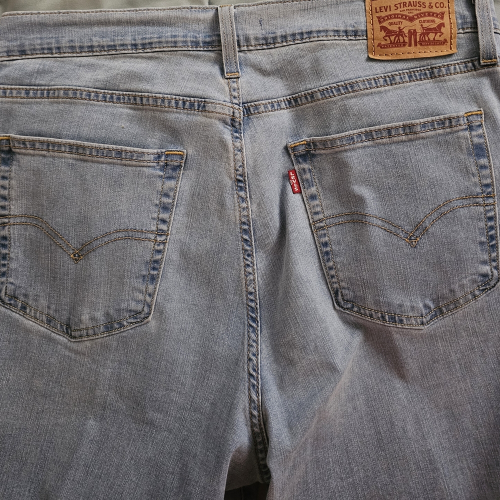 Levi's Light Blue Straight Leg Jeans